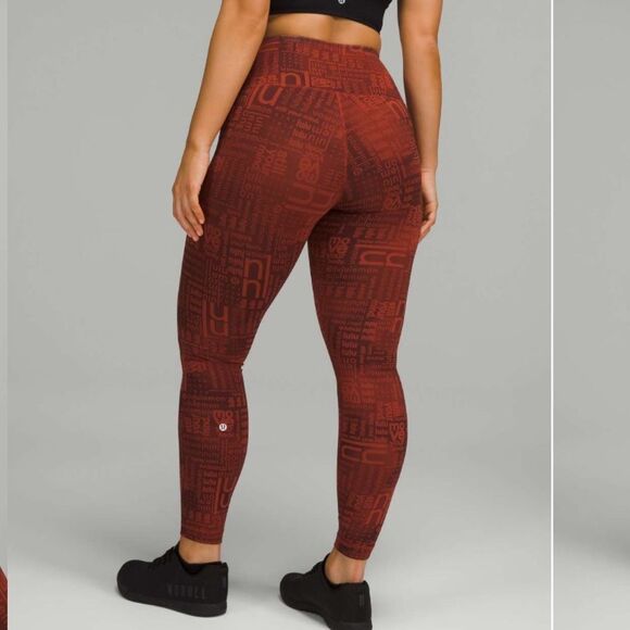 Lululemon Wunder Train‎ Fit High-Rise Tight 25" Lululemon Red Logo Size 2 NWT - Picture 5 of 5